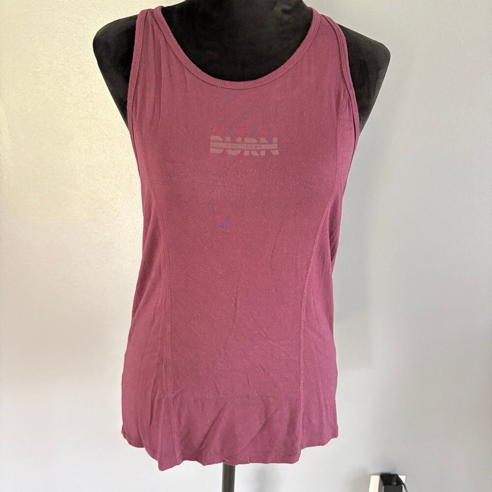 Burn Boot Camp Athletic Tank Top Womens Medium Purple